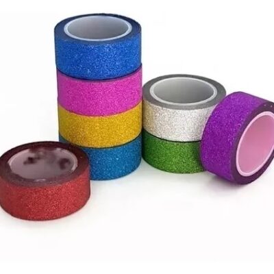CINTAS DECORATIVAS WASHI TAPE GLITTER IBI CRAFT