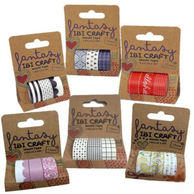 CINTAS WASHI TAPE IBI CRAFT MODELOS VARIOS
