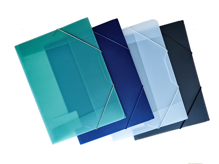 CARPETA PLASTICA C/ELASTICO A4 COLORES