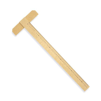 REGLA T MDF FIJA 75 CM. 1/2 W