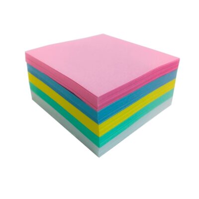 TACO HOJAS COLOR X400 8,5 X 8,5 CM