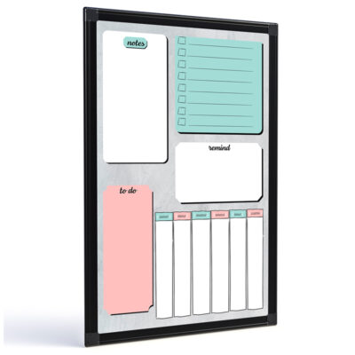 PIZARRA PLANIFICADOR .60 X 40 CM PLANNER COLOR STALO
