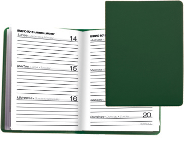 205 AGENDA CLASICA BOLSILLO TAPA FUNDA PICCOLA
