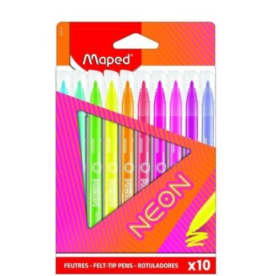 MARCADORES MAPED NEON X10 COLORES