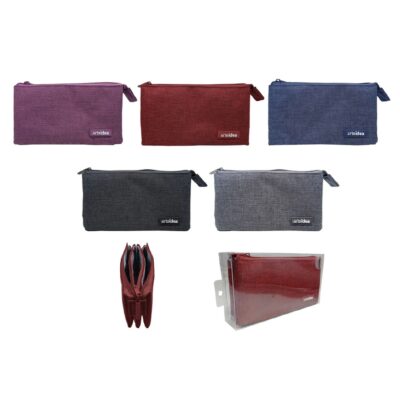 CARTUCHERA ARTEIDEA TRIPLE 21 X 11 CM 126