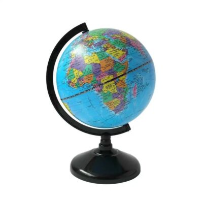 GLOBO TERRÁQUEO GLOTER 14 CM CELESTE BASE PLÁSTICA