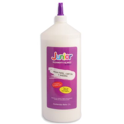 COLA VINÍLICA JUNIOR BLANCA 1 L