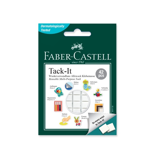 TACK - IT FABER ADHESIVO REMOVIBLE 42 PIEZAS