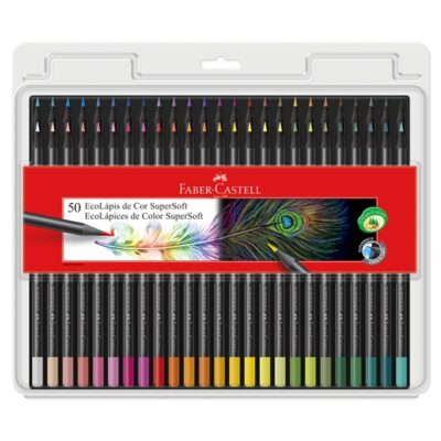 LÁPICES DE COLORES FABER SUPER SOFT X 50