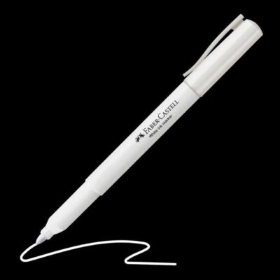 MARCADOR FABER PERMANENTE BLANCO 2.2 MM