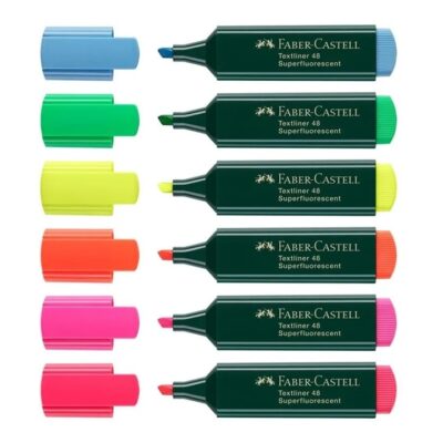 MARCADOR RESALTADOR FLUO FABER TEXTLINER