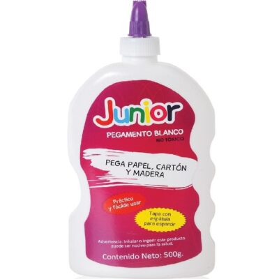 COLA VINÍLICA JUNIOR BLANCA 500 GR